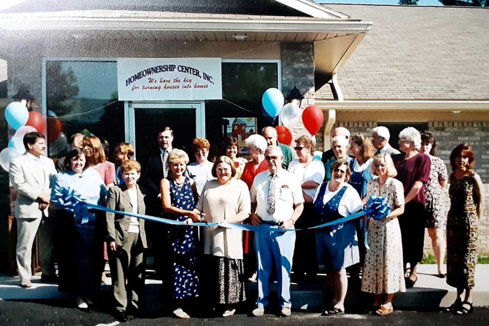 Homeownership Center ribbon cutting.