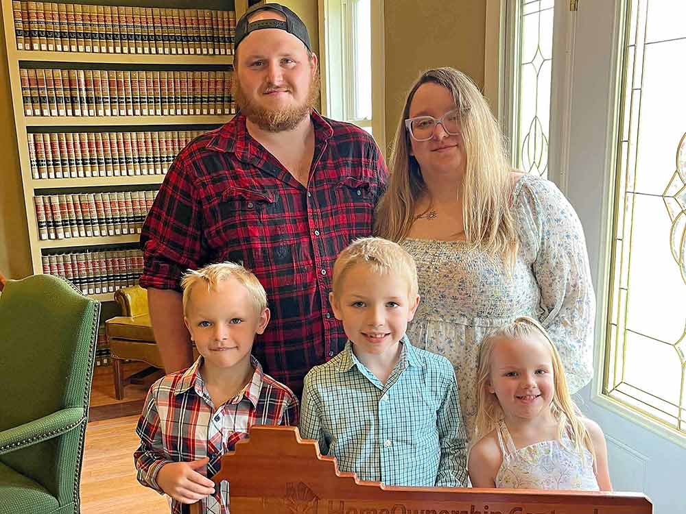 Steven Sell and family.