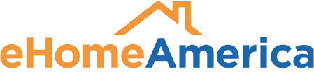 e-home America logo.